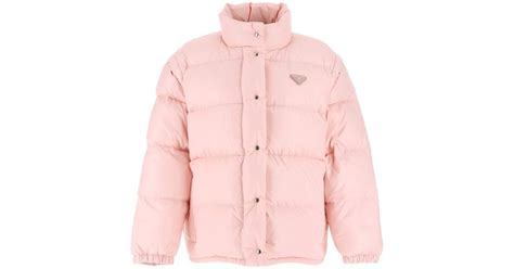 pink prada puffer|Prada puffer jacket ladies.